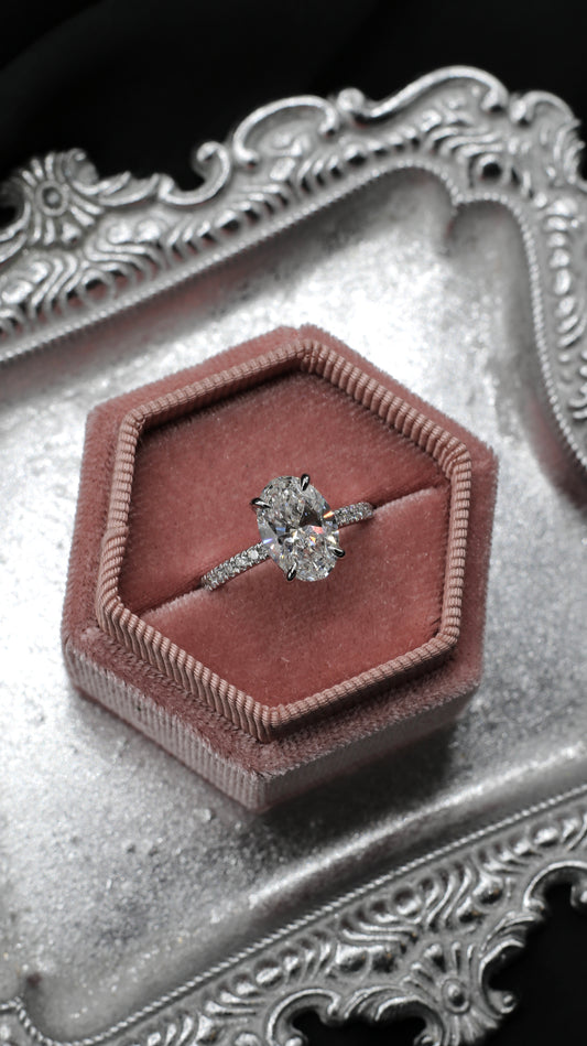 2.5 Ct. Oval Engagement Ring