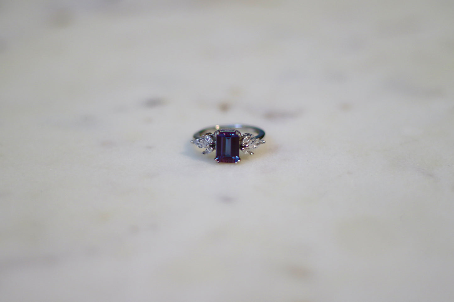 Violet Flames Ring